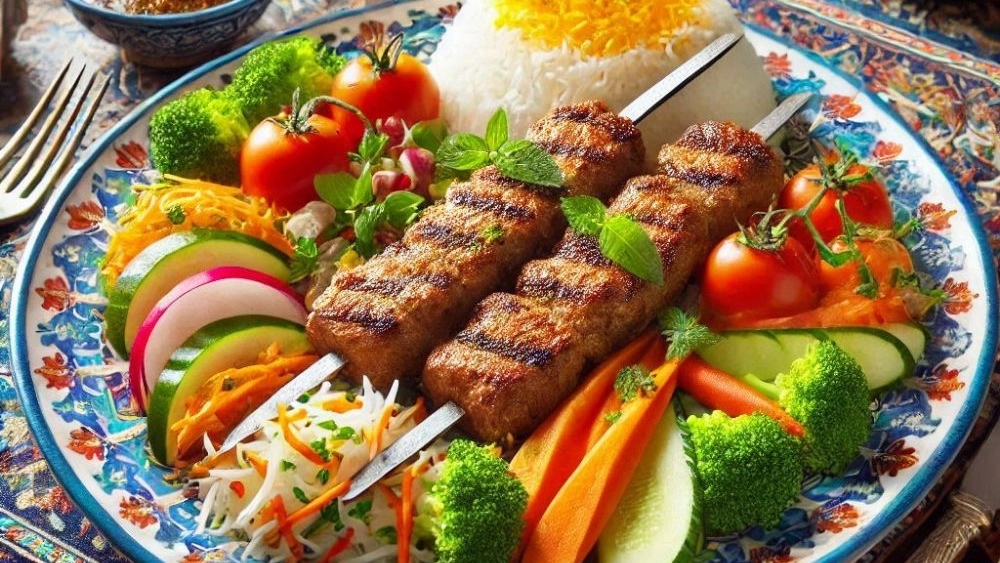 انواع کباب رستوران عمو قاسم اردستان