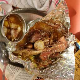 چلو ماهیچه گوسفندی فیله پیچ
